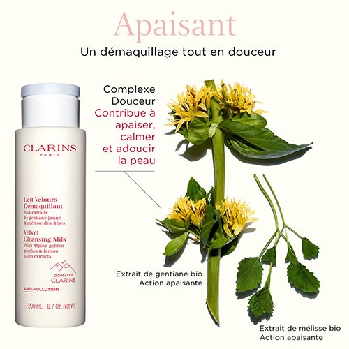 CLARINS Samtene Reinigungsmilch mit Extrakten aus Gelbem Enzian CLARINS Samtene Reinigungsmilch mit Extrakten aus Gelbem Enzian